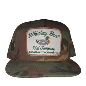 Camo Hat - Brown and Green